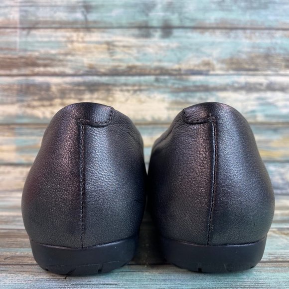 Abeo Bio System Taylin Womens Gray Leather Loafer Shoe Size 7.5M Arch Support - Picture 5 of 12